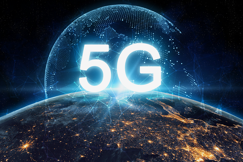 concept of future technology 5G network